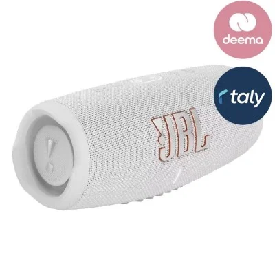 JBL Charge 5 Portable Bluetooth Speaker - White